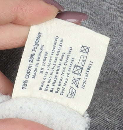 Womens UK Size 10 Jack Wills Grey Pullover Hoodie
