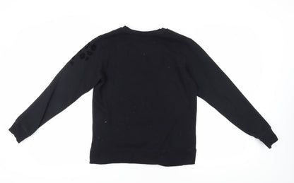 Marks and Spencer Black XS Women’s Animal Print Sweatshirt