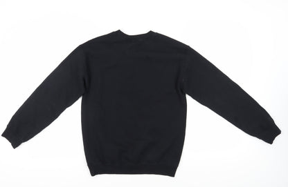 Unisex Adults UK Size S Harry Potter Black Pullover Sweatshirt