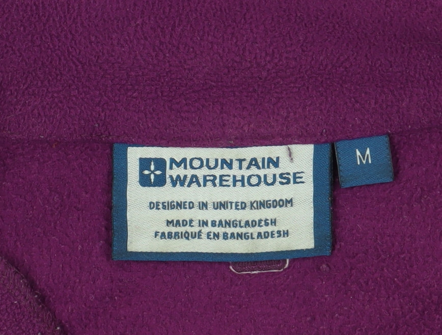 Womens UK Size M Mountain Warehouse Purple Pullover Sweatshirt