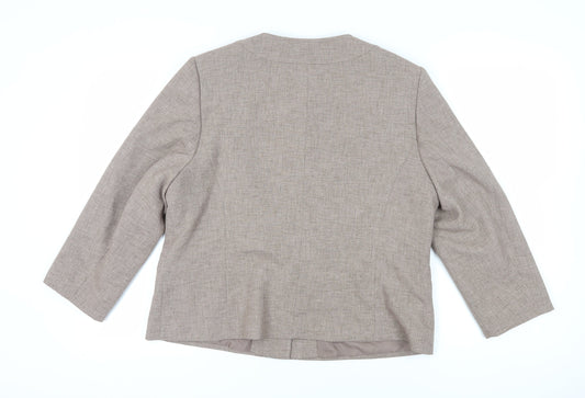 Eastex Women's Beige 3/4 Sleeve Suit Jacket Size 16