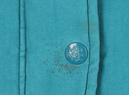 Damart Women's Blue Hooded Parka Jacket - Size L