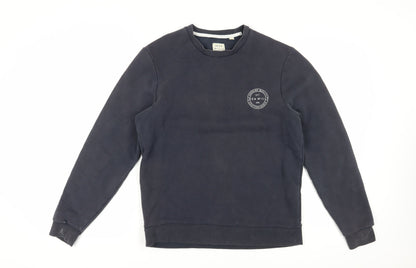 Mens UK Size M Jack Wills Black Pullover Sweatshirt