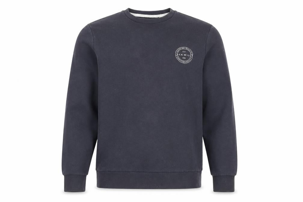 Mens UK Size M Jack Wills Black Pullover Sweatshirt