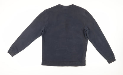 Mens UK Size M Jack Wills Black Pullover Sweatshirt