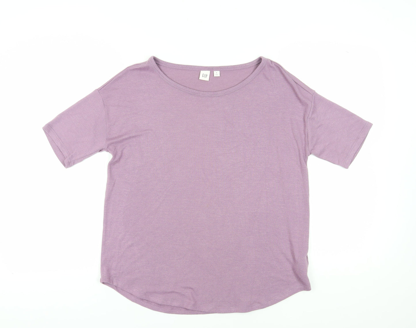 Womens UK Size M Gap Purple Basic T-Shirt
