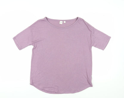 Womens UK Size M Gap Purple Basic T-Shirt
