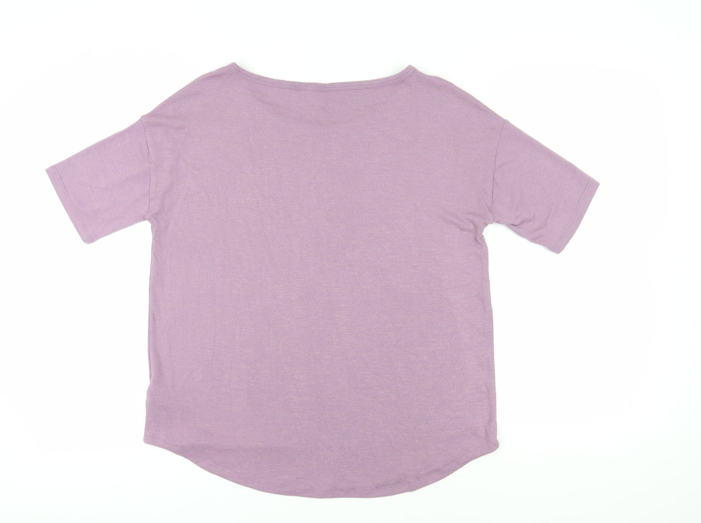 Womens UK Size M Gap Purple Basic T-Shirt