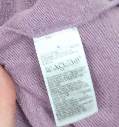 Womens UK Size M Gap Purple Basic T-Shirt