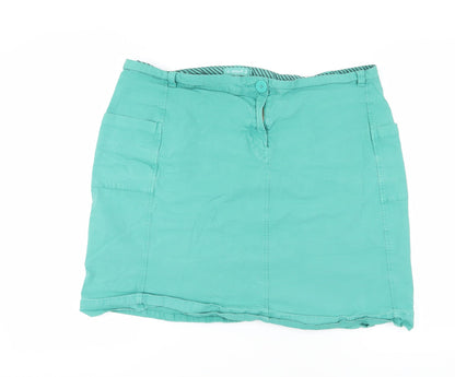 Seasalt Women’s Green Cotton Pencil Skirt Size 20