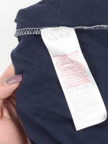 Jack Wills Men's M Grey Colourblock T-Shirt - Classic