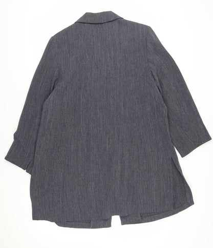 Ann Harvey Women's Grey Overcoat Size 18