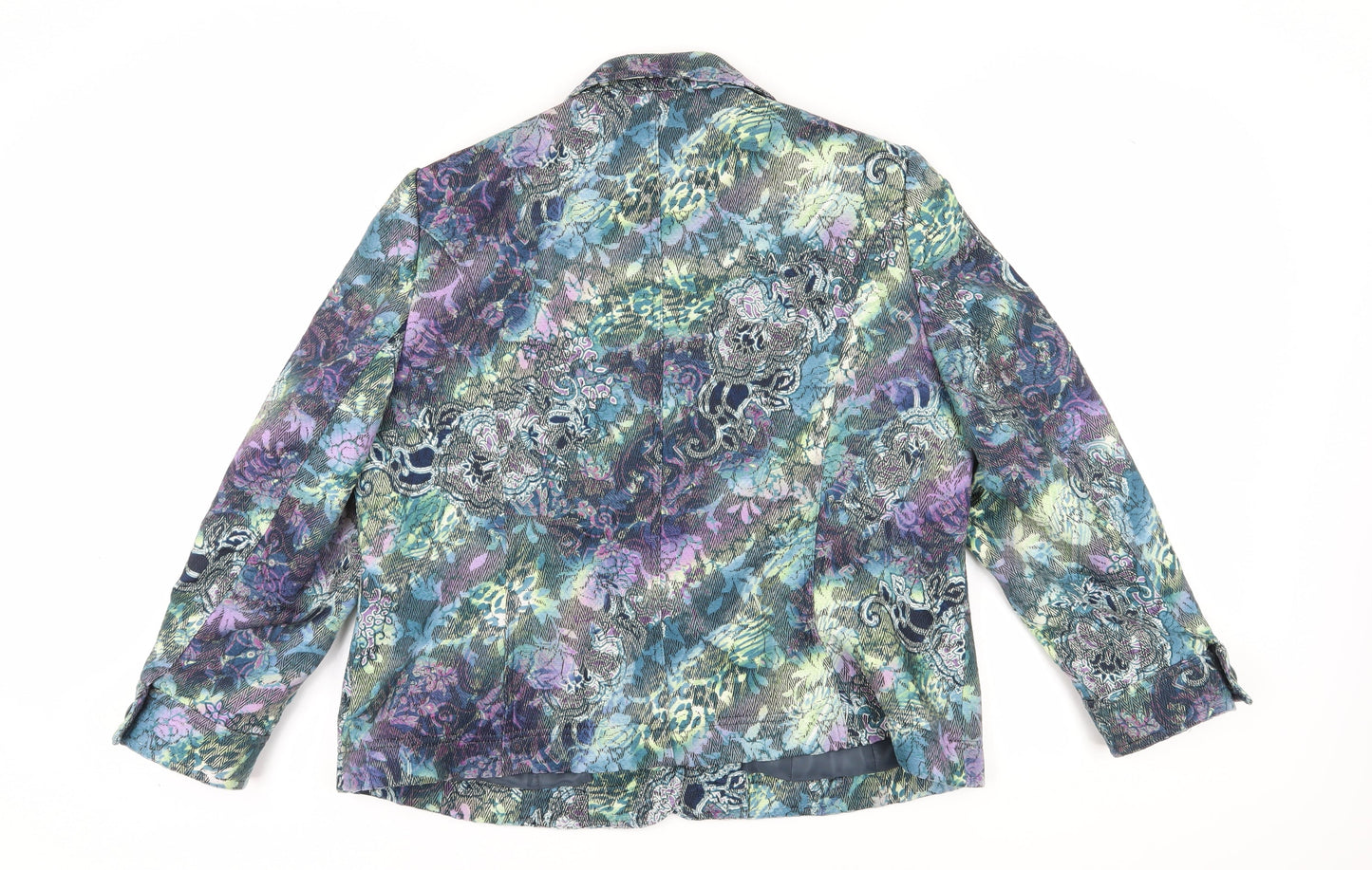 Womens UK Size 18 Viyella Multicoloured Basic Jacket