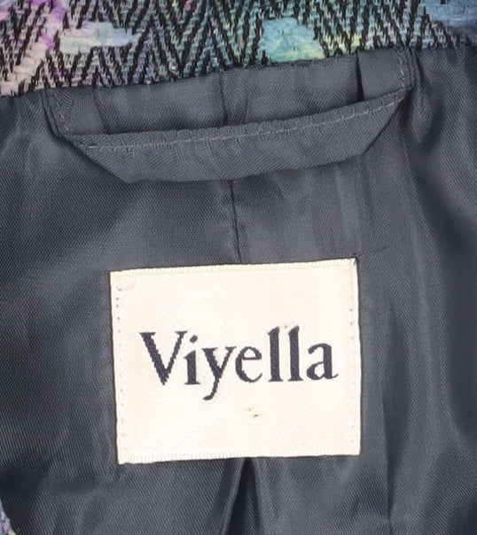 Womens UK Size 18 Viyella Multicoloured Basic Jacket