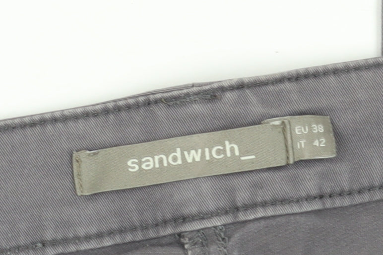 Sandwich Women's Grey Cropped Jeans Size 10