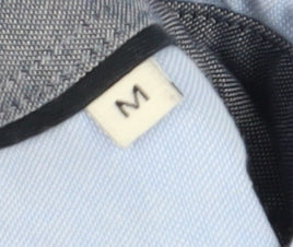 Mens UK Collar Size M JACK & JONES Smart Blue  Dress Shirt