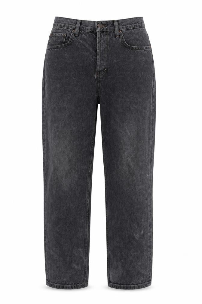 Womens UK Size L Topshop Regular Fit Straight Grey Jeans