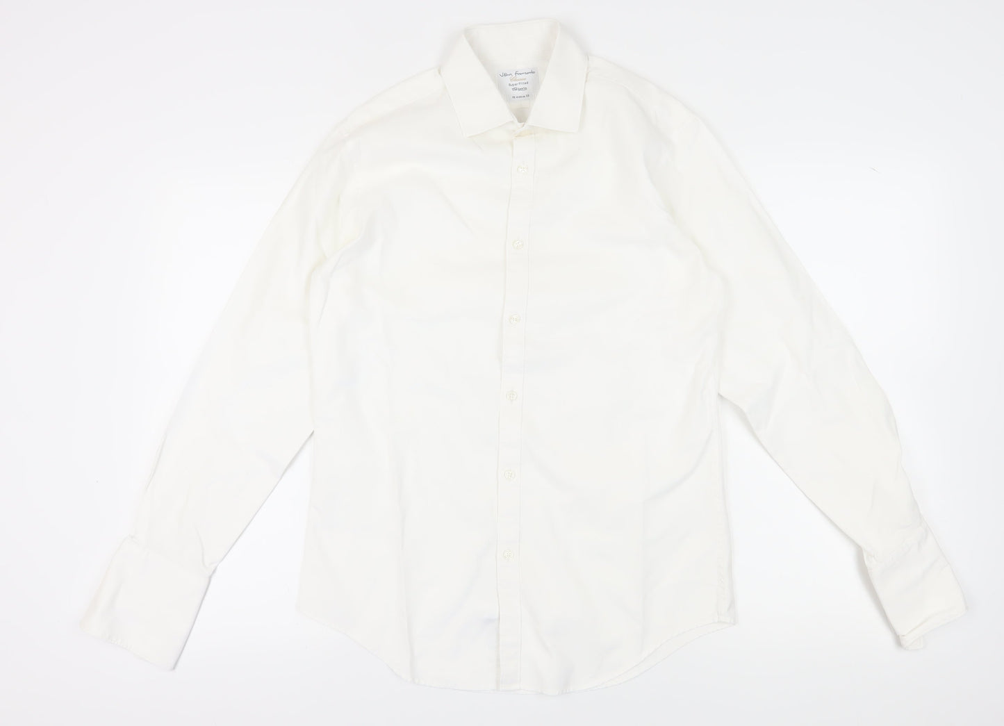 T.M. Lewin Men's White Extra-Slim Fit Dress Shirt