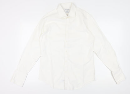 T.M. Lewin Men's White Extra-Slim Fit Dress Shirt