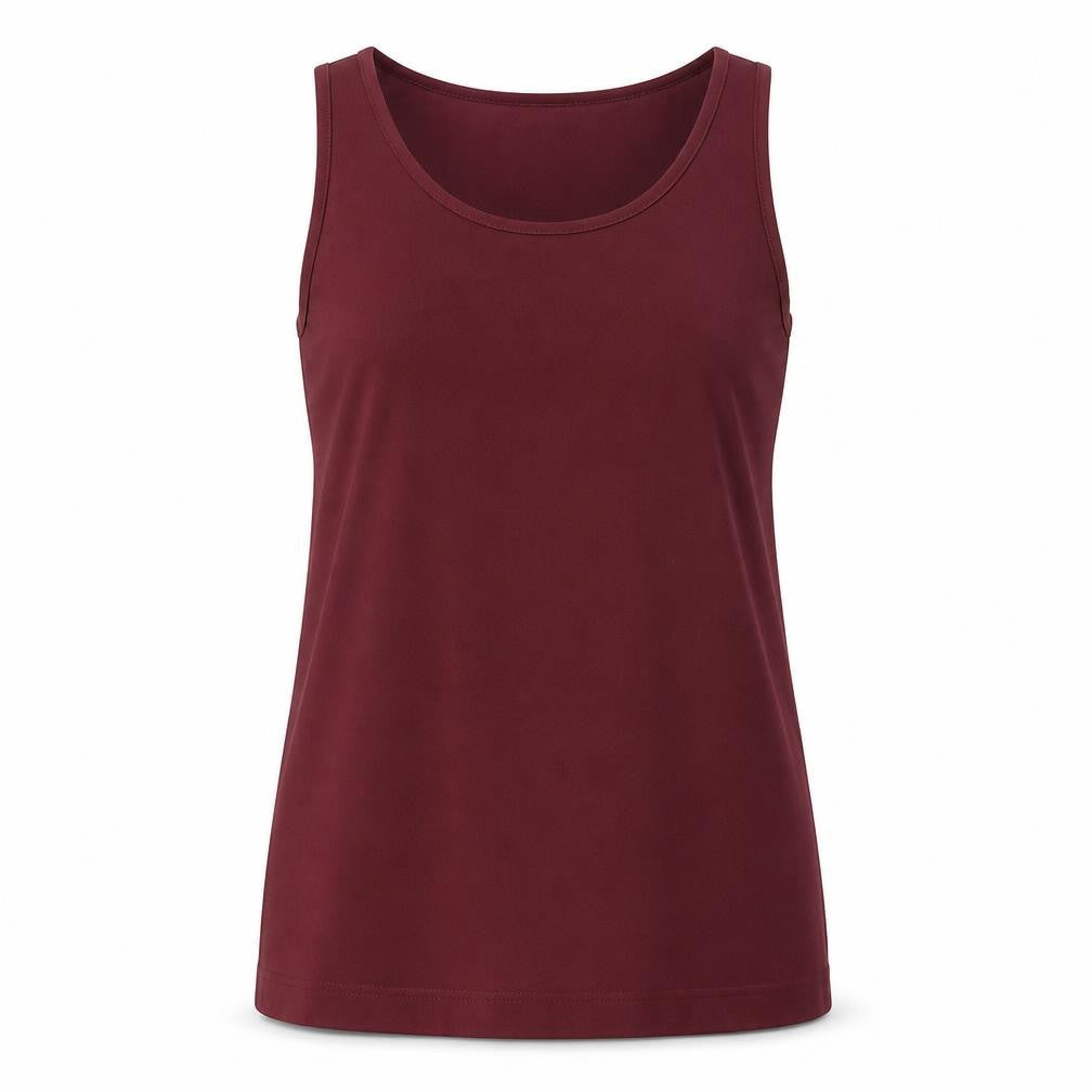 Womens UK Size M French Connection Red Basic Tank