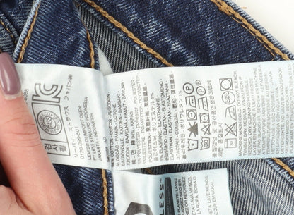 Levi's Men's Blue Straight Jeans 32W 32L Light Wash