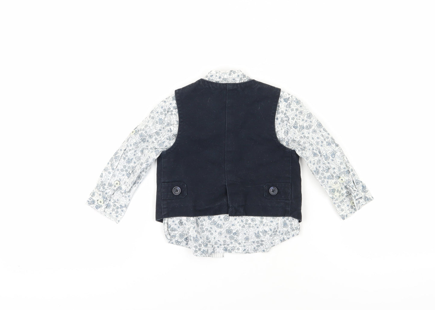 Monsoon Unisex Baby Waistcoat Black 18-24 Months Stylish