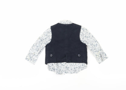 Monsoon Unisex Baby Waistcoat Black 18-24 Months Stylish