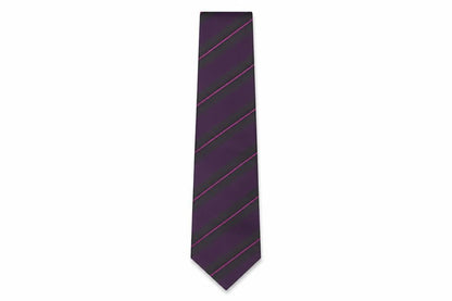 Mens Thomas Nash Purple Striped 100% Polyester  Tie