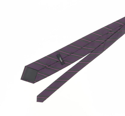 Thomas Nash Men's Purple Striped Tie