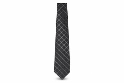 Mens Thomas Nash Black Plaids & Checks 100% Designer Tie