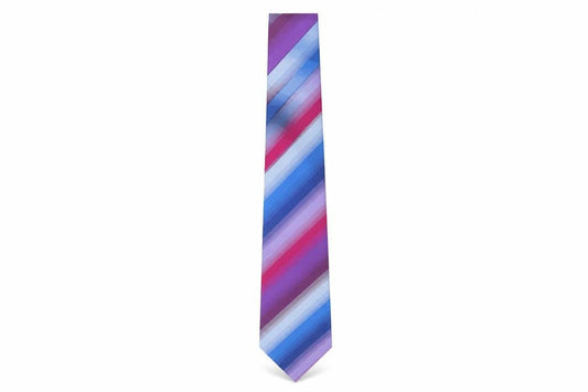 Mens Pierre Cardin Multicoloured Striped 100% Silk  Tie
