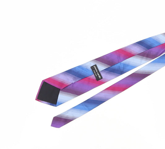 Pierre Cardin Men’s Multicoloured Striped Silk Tie