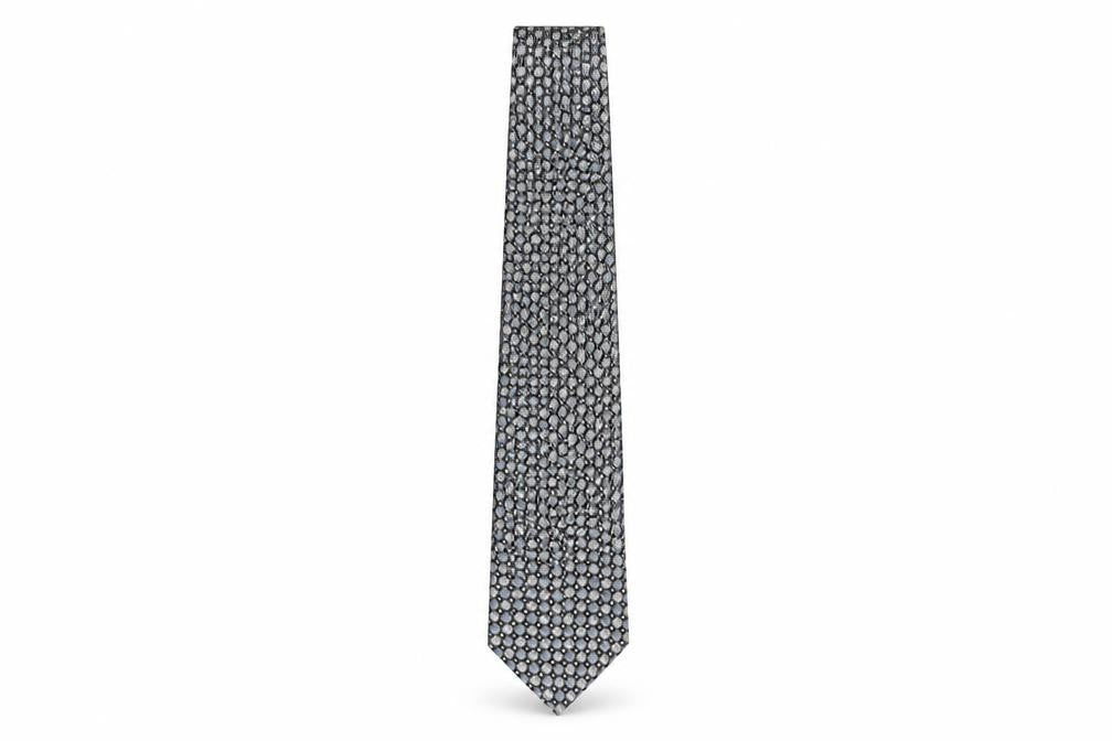 Mens Van Heusen Multicoloured Geometric 100% Silk  Tie