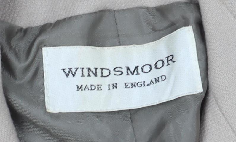 Windsmoor Beige Women's Blazer, Single-Breasted Wool, 18