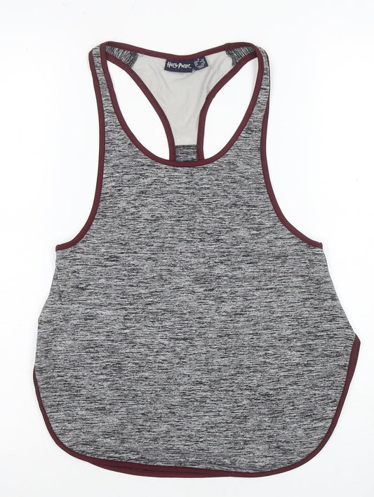 Harry Potter Unisex Grey Tank Top S Jersey Novelty