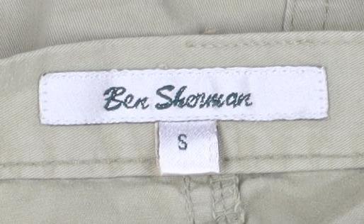Bon Soirée Women's Beige Cotton Casual Skirt - S