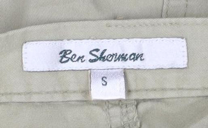 Bon Soirée Women's Beige Cotton Casual Skirt - S