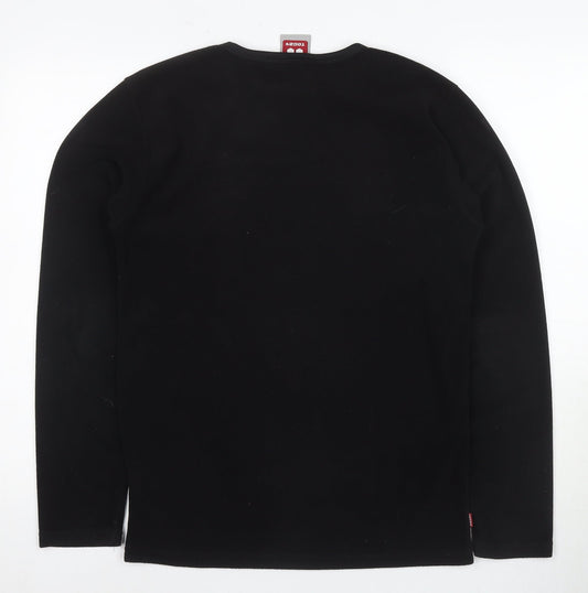 TOG 24 Men's Black Sweatshirt S Crew Neck