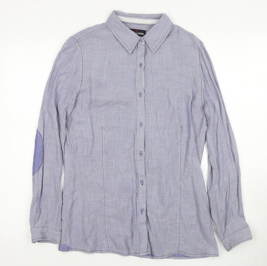 Mens UK Collar Size 38 Pierre Cardin Smart Blue  Dress Shirt