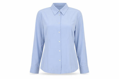 Viyella Women's Blue Button-Up Shirt UK 12