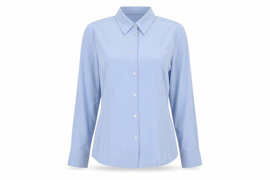 Viyella Women's Blue Button-Up Shirt UK 12