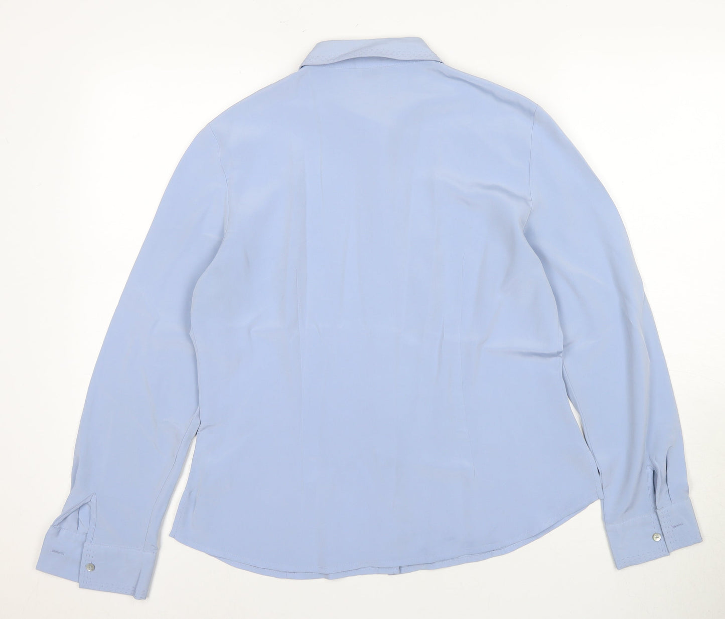 Viyella Women's Blue Button-Up Shirt UK 12