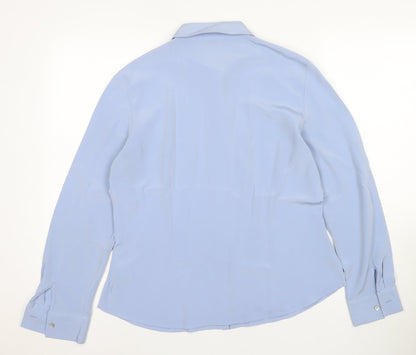 Viyella Women's Blue Button-Up Shirt UK 12