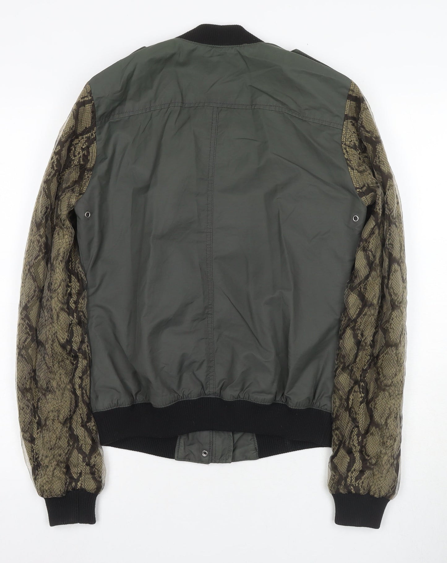 Guess Women's Green Bomber Jacket Size 8