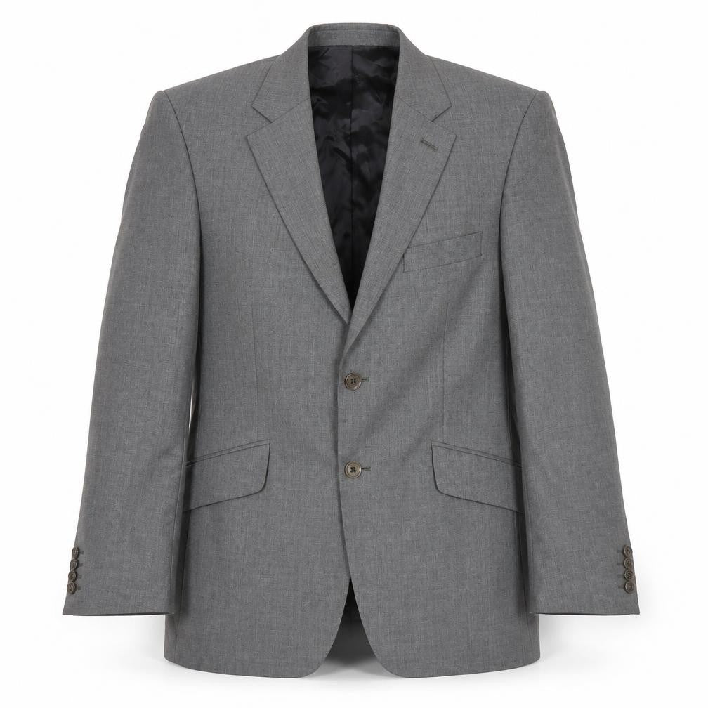 Mens UK Size 38 Crombie Regular Grey Suit Jacket