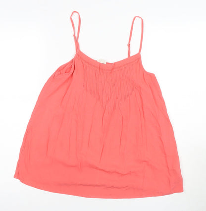 FatFace Women's Red Camisole Size 10 Viscose Knit Top