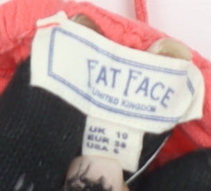 FatFace Women's Red Camisole Size 10 Viscose Knit Top