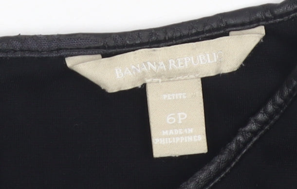 Banana Republic Women's Black Petite Dress, Size 6