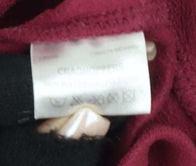 Craghoppers Women's Red Fleece Pullover Sweatshirt, Size 14