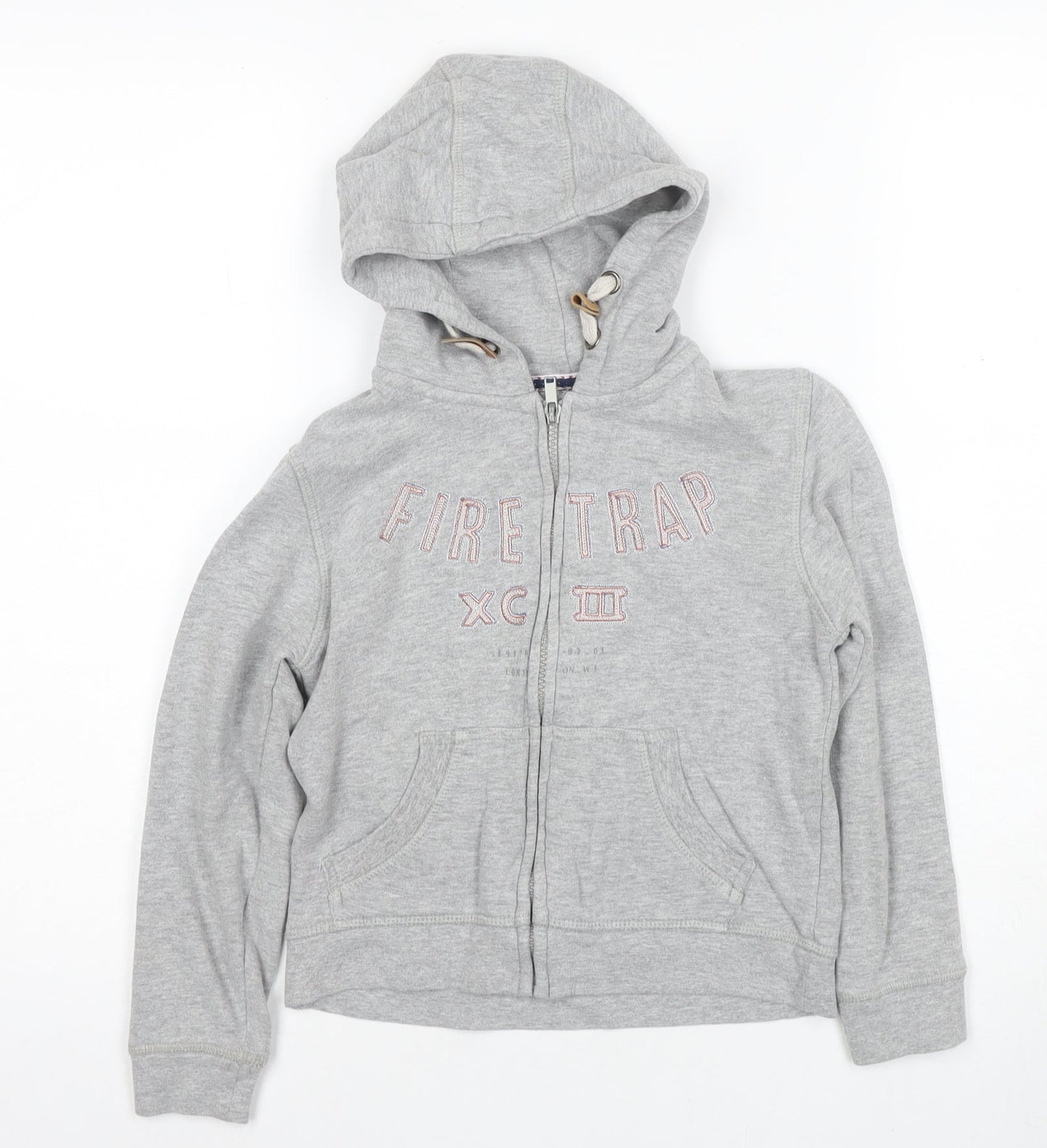 Firetrap Boys Grey Full Zip Hoodie 6-7 Years
